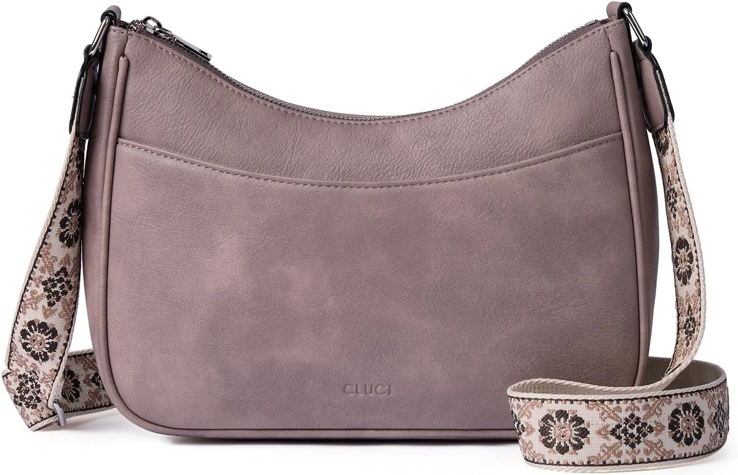CLUCI Crossbody Bags for Women, Vegan Leather Shoulder Handbags, Purses for Women with Adjustable Wide Strap