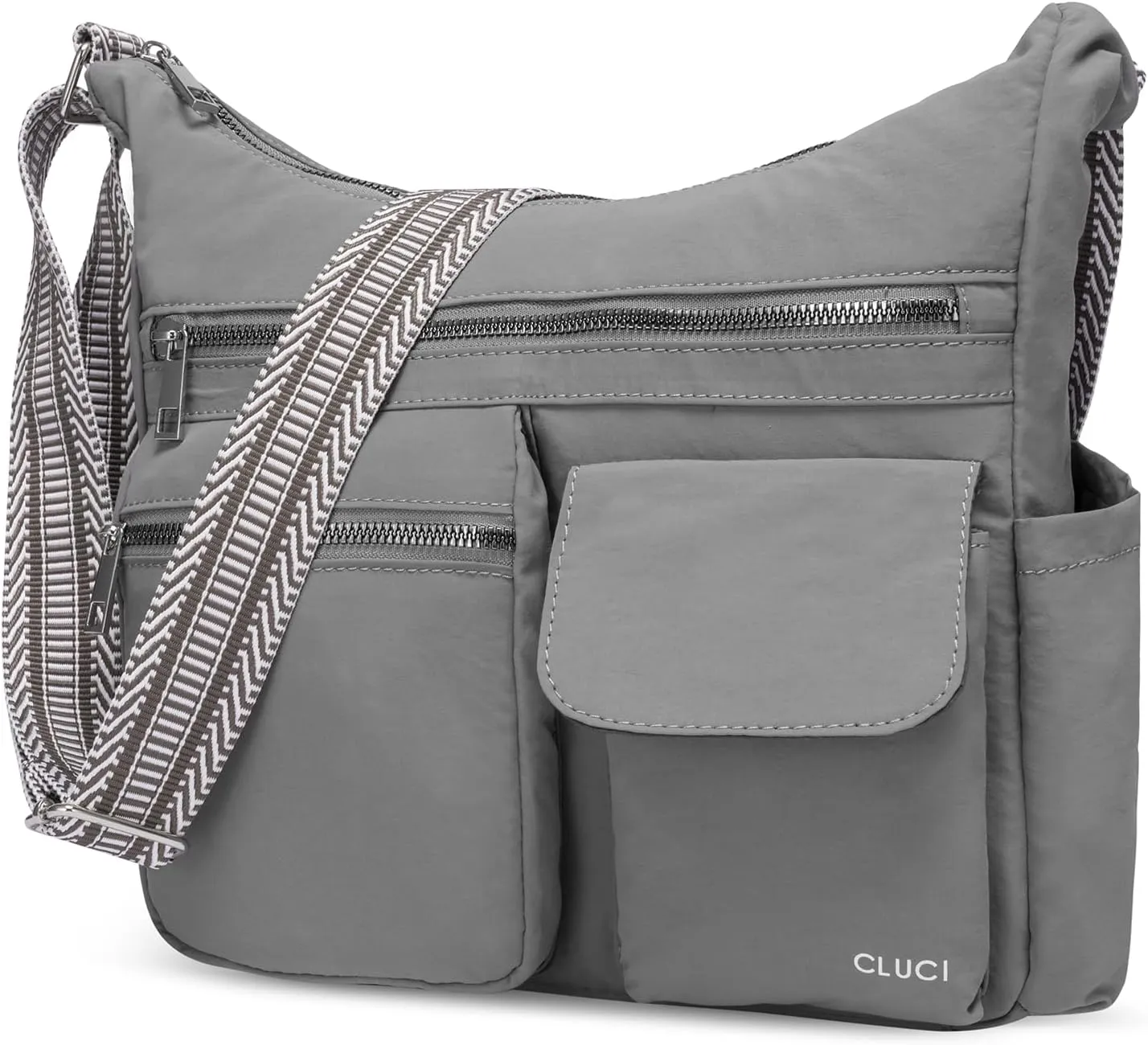CLUCI Travel Purses for Women, Waterproof Nylon Crossbody Bags for Woman Trendy, Anti Theft Shoulder Bag for Ladies