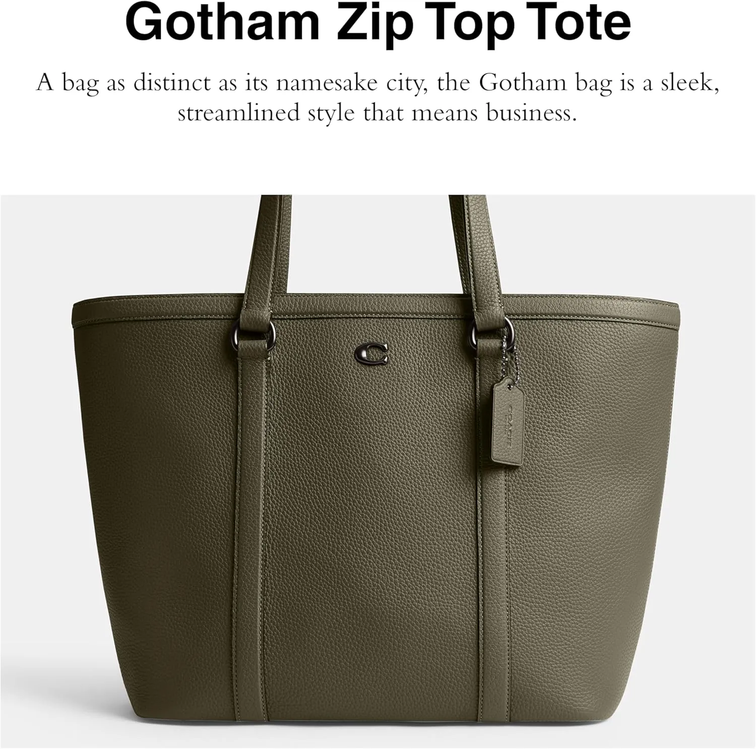 Coach Gotham Zip Top Tote