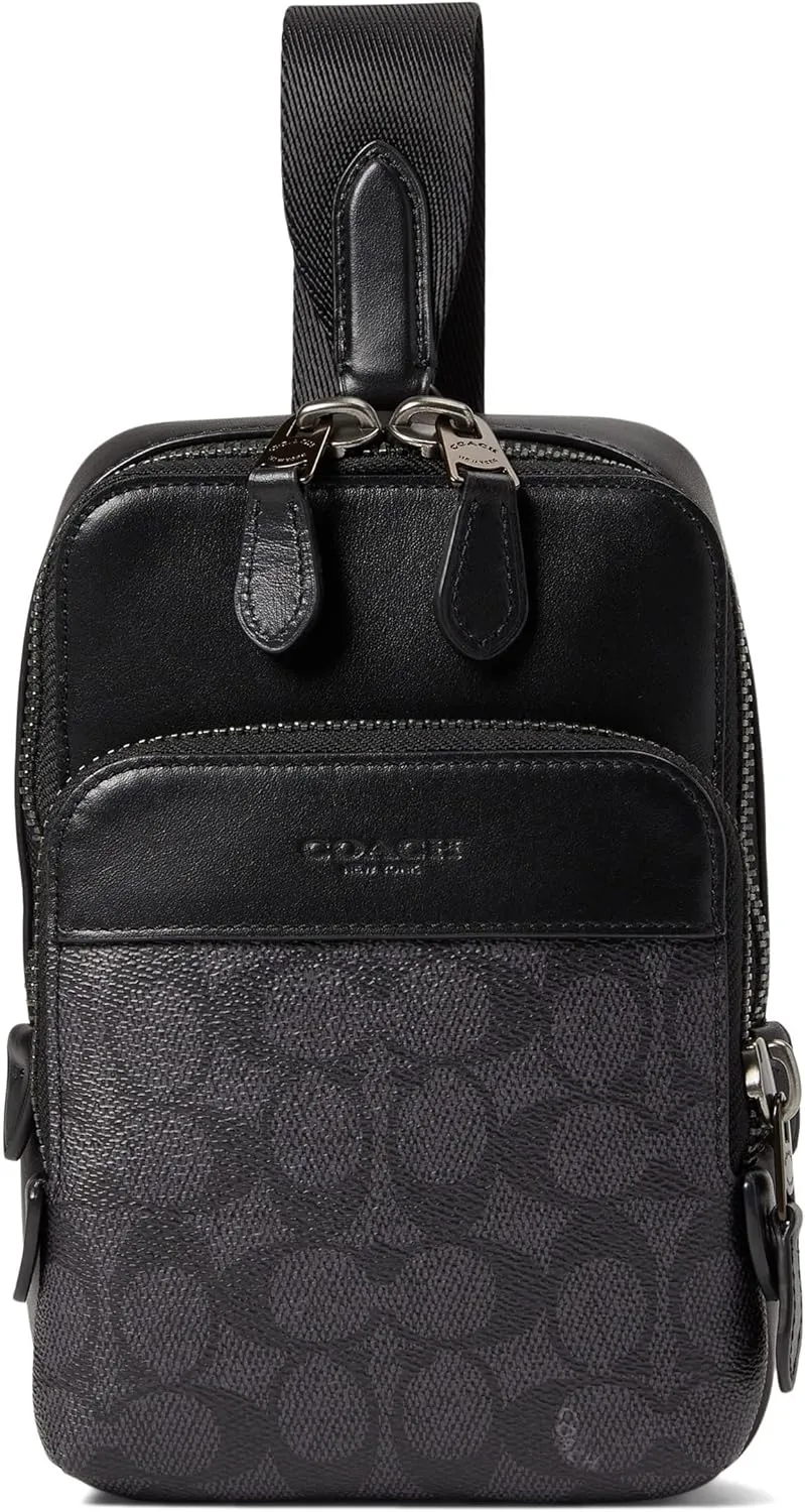 COACH Mens Gotham Slingback 13 in Signature, Charcoal