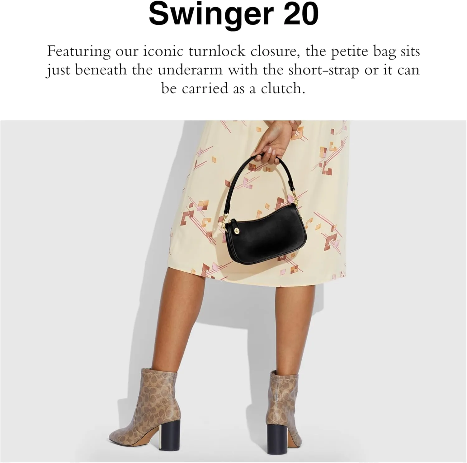 Coach Women's The Coach Originals Glovetanned Leather Swinger 20