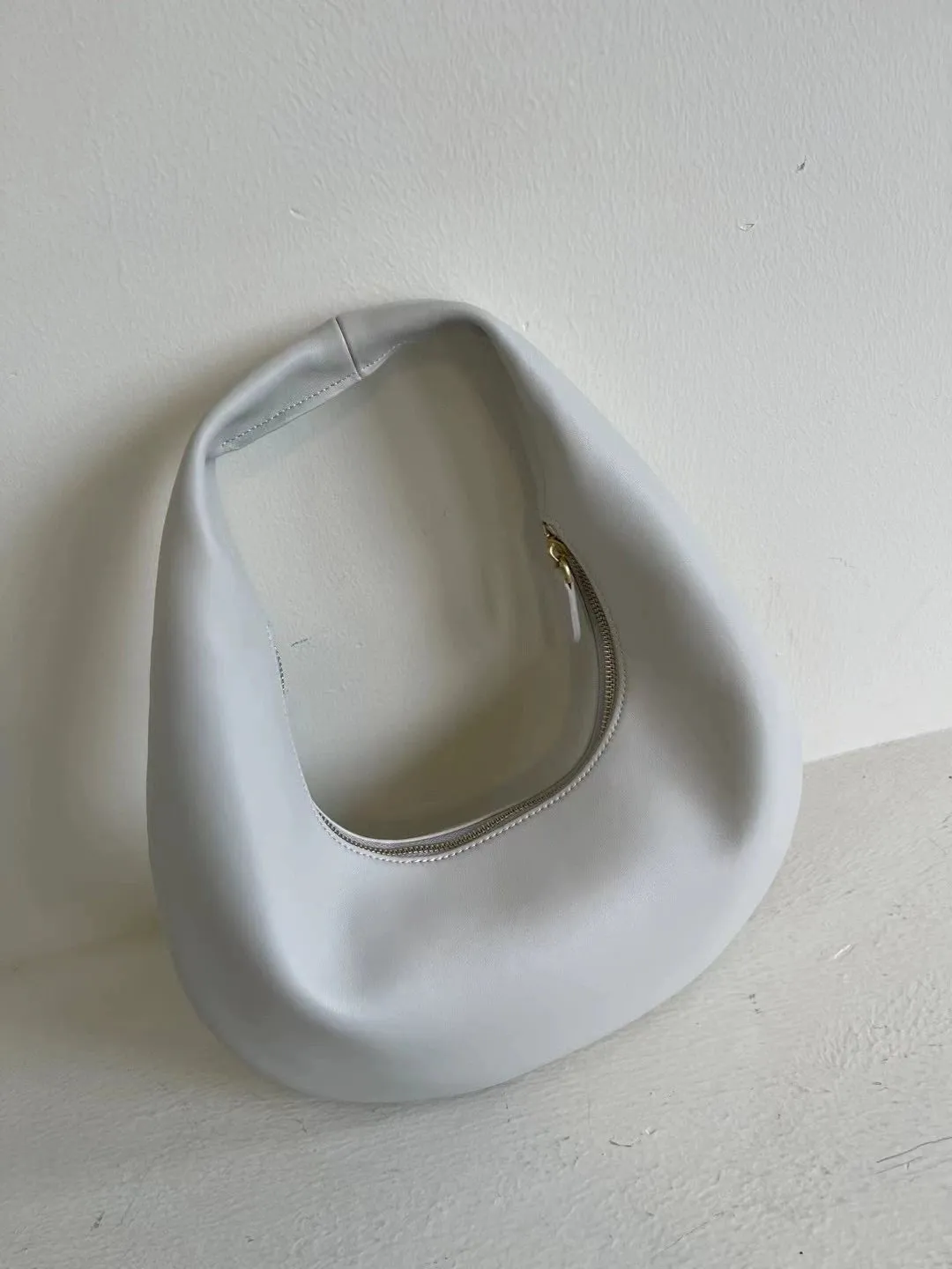 Crescent Leather Handbag