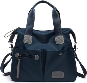 Crossbody Bag for Women Waterproof Handbag Multi-Pocket Nylon Travel Shoulder Purse