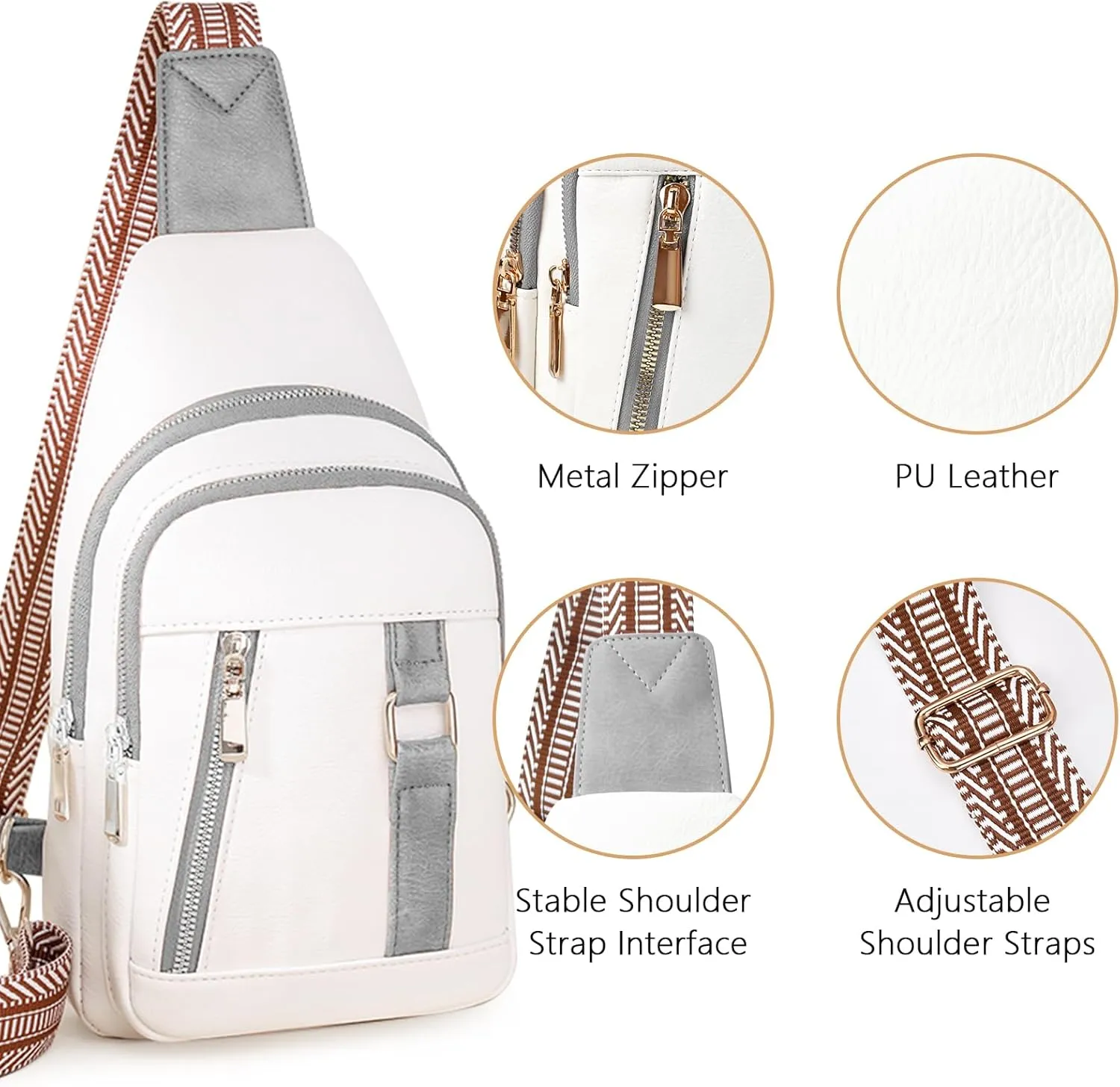 Crossbody Bags for Women Mothers Day Gifts for Mom Her Wife Birthday Gifts Small Sling Bag Leather Fanny Packs for Travel