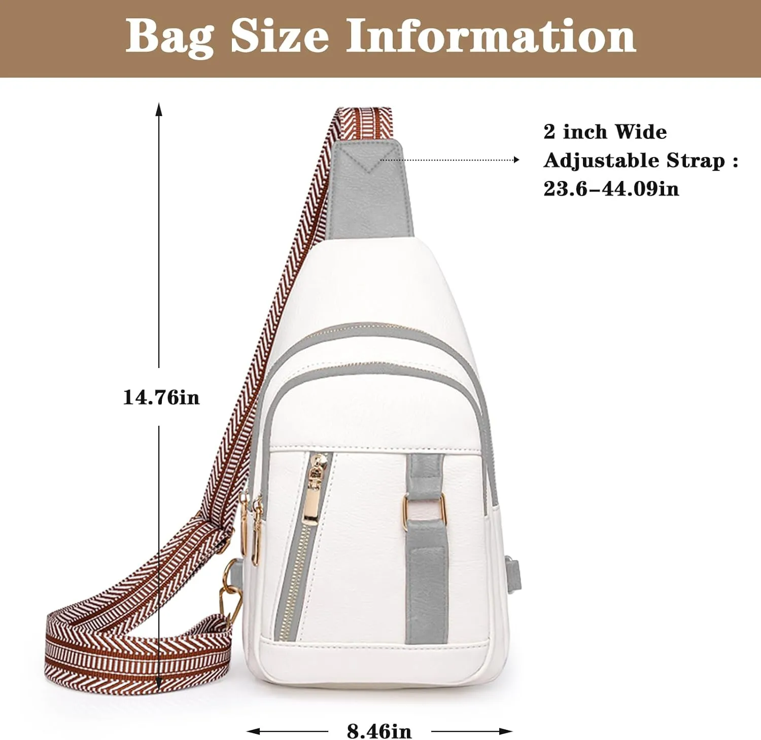 Crossbody Bags for Women Mothers Day Gifts for Mom Her Wife Birthday Gifts Small Sling Bag Leather Fanny Packs for Travel