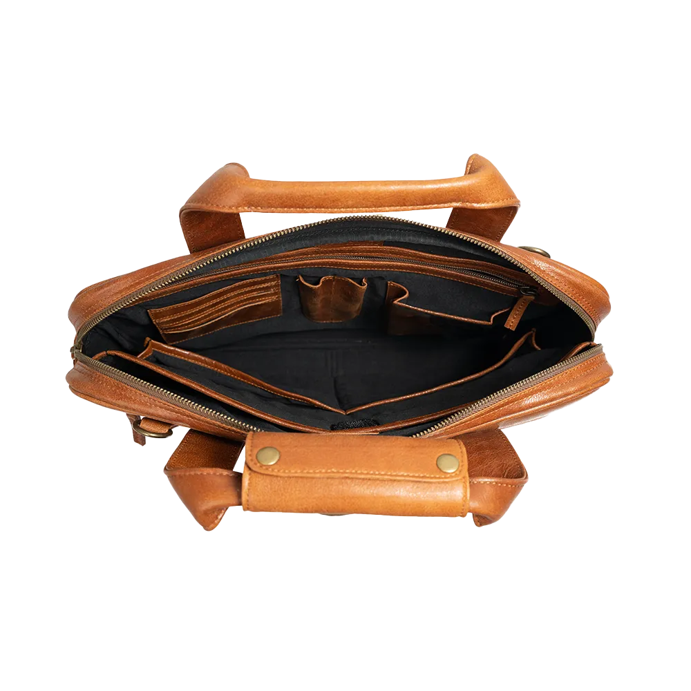 Crusader Leather Laptop Bag