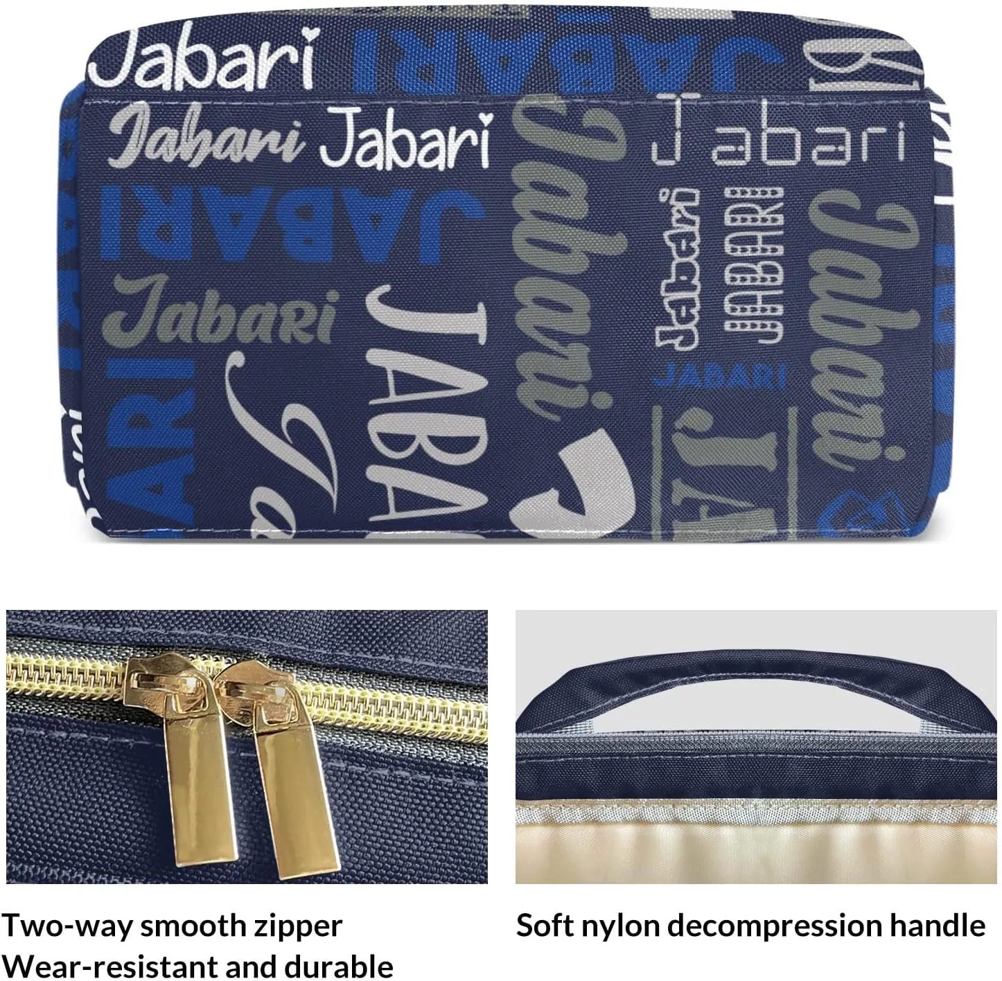 Custom Name Boy Baby Bags, Nylon Personalized Diaper Bag Backpack for Baby Boy Mom, Large Capacity, Waterproof, Multifunctional, Adjustable Shoulder Straps