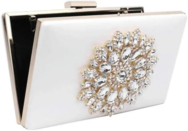 Cute Diamond Evening Clutch Purse Shoulder Bag Crossbody Handbag With Chain For Women