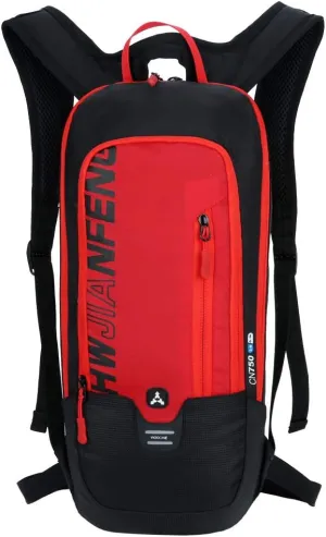 Cycling Backpack Mountain Bike Rucksack for Men Women Travel Outdoor Sports Motorcycle Bicycle Riding Nylon Daypack Handbag, Black Red