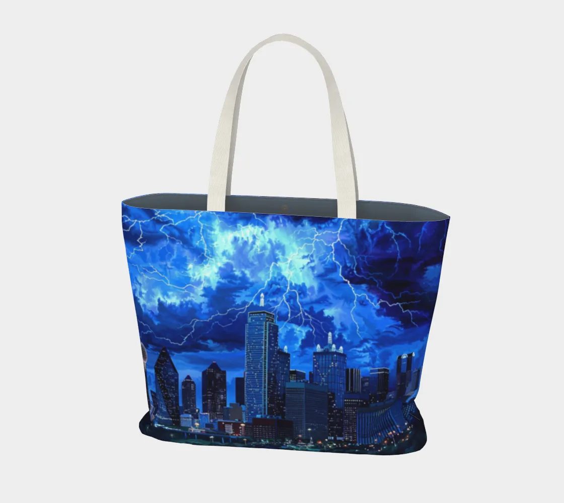 Dallas Lights 1 Lg. Tote