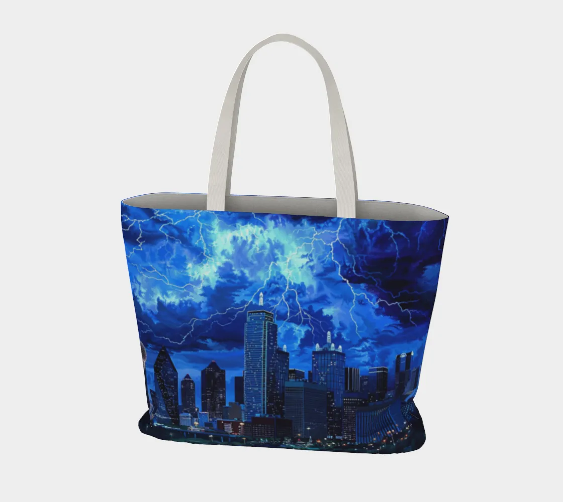 Dallas Lights 1 Lg. Tote