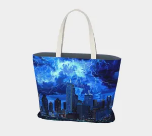 Dallas Lights 1 Lg. Tote