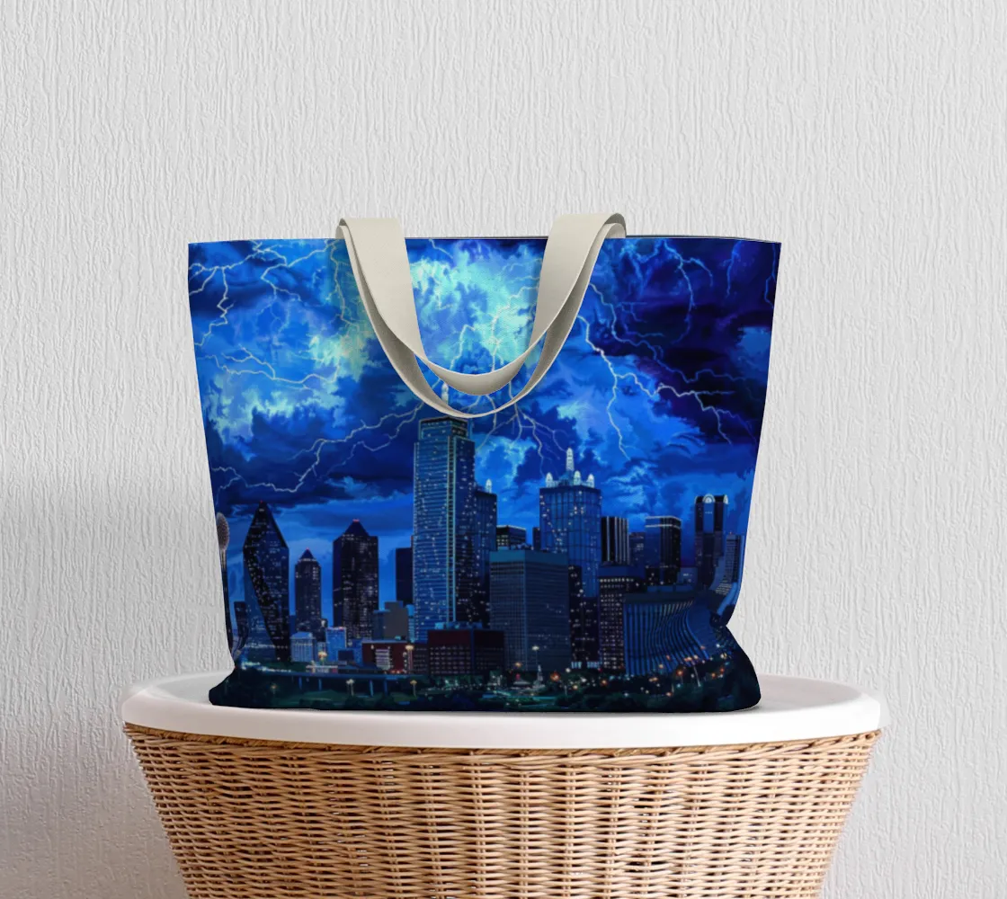Dallas Lights 1 Lg. Tote