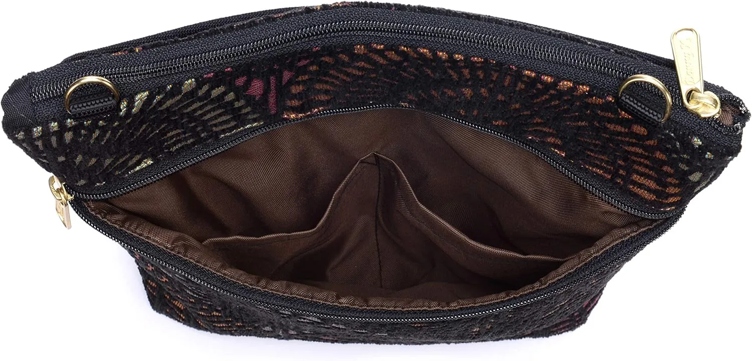 Danny K. Women's Tapestry Bag Crossbody Handbag, Maggie Purse Handmade in the USA