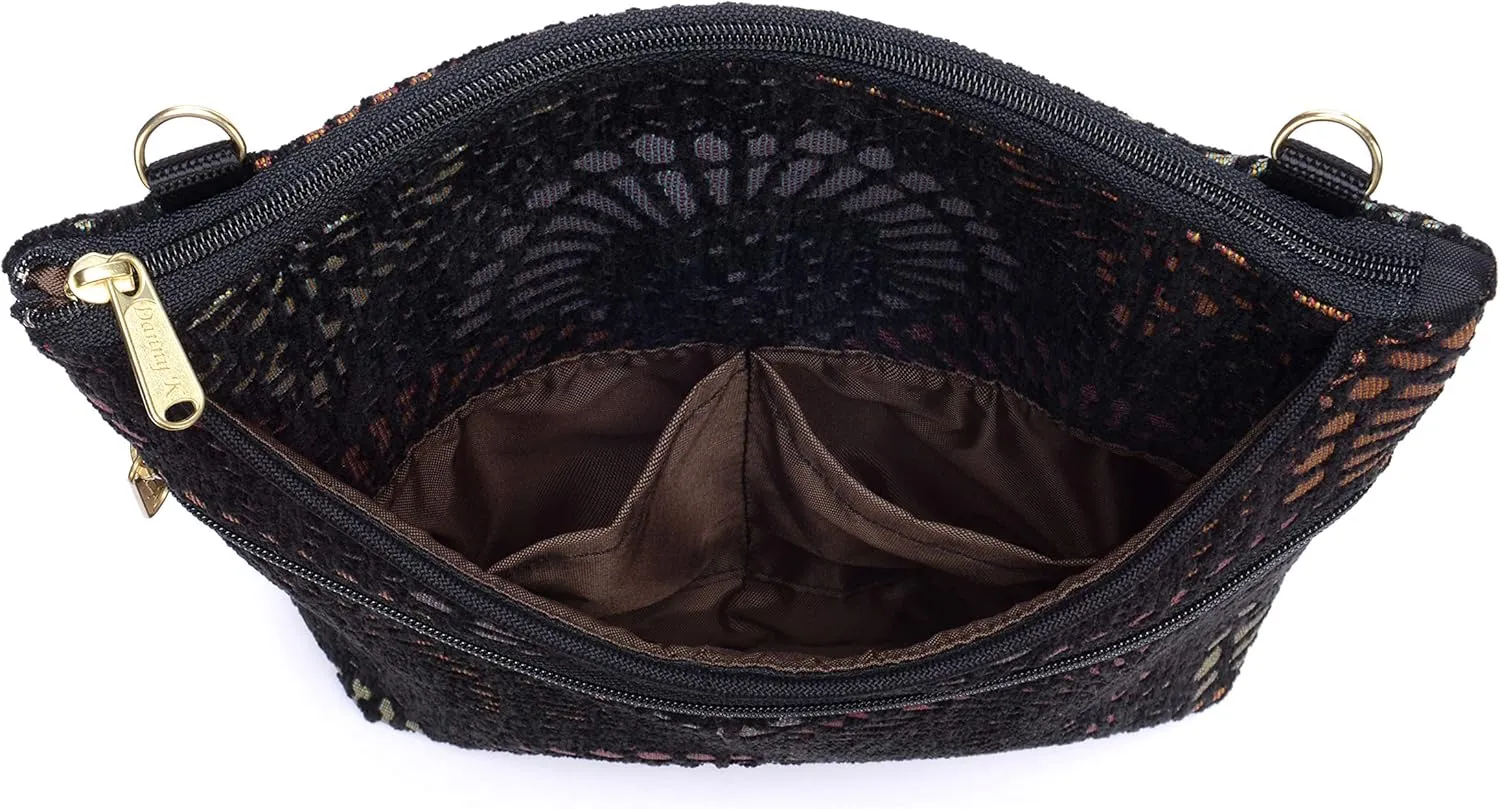 Danny K. Women's Tapestry Bag Crossbody Handbag, Maggie Purse Handmade in the USA