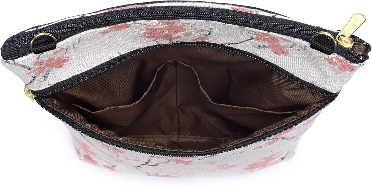 Danny K. Women's Tapestry Bag Crossbody Handbag, Maggie Purse Handmade in the USA