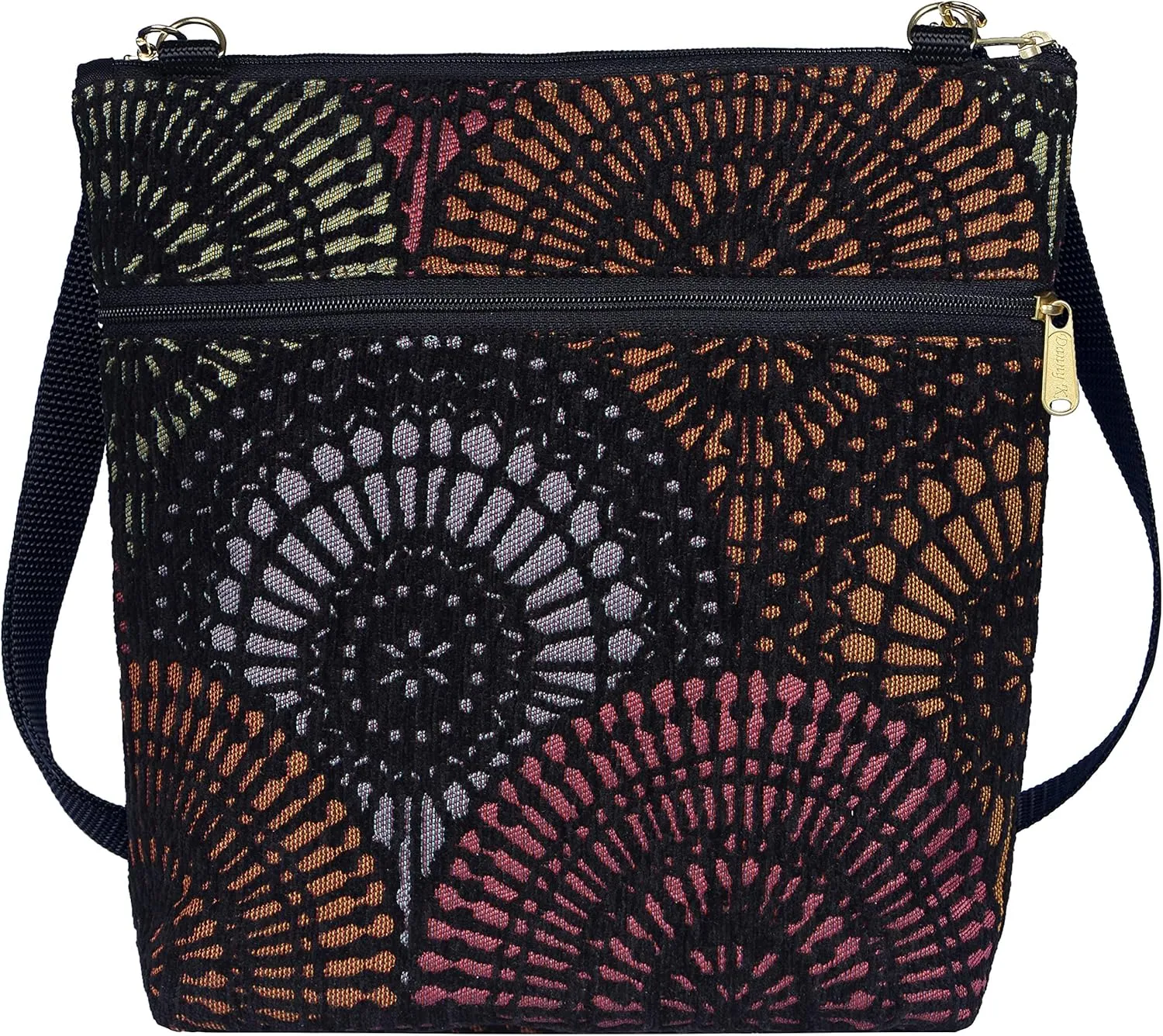Danny K. Women's Tapestry Bag Crossbody Handbag, Maggie Purse Handmade in the USA