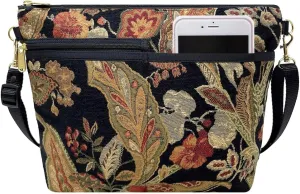 Danny K. Women's Tapestry Bag Shoulder Handbag, Large Zipper Purse Handmade in the USA
