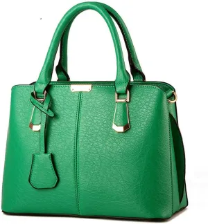 Dayfine Women's PU Leather Handbag Business Commuter Bag Large Capacity Shoulder Bag