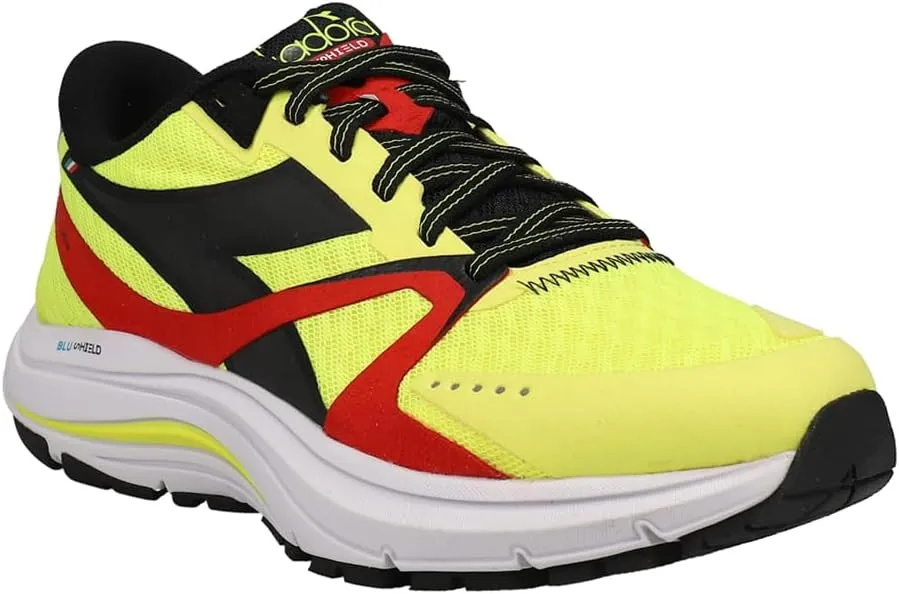 Diadora Mens Mythos Blushield 8 Vortice Running Sneakers Shoes - Yellow
