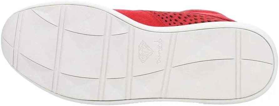 Diamond Supply Co. Mens Quest Mid Lace Up Sneakers Shoes Casual - Red