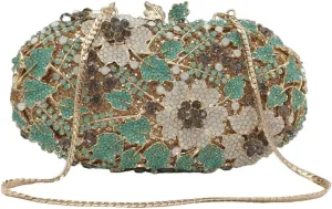 Dinner Bag Egg White Rhinestone Dress Bag Women's Party Full Of Diamond Clutch Bag