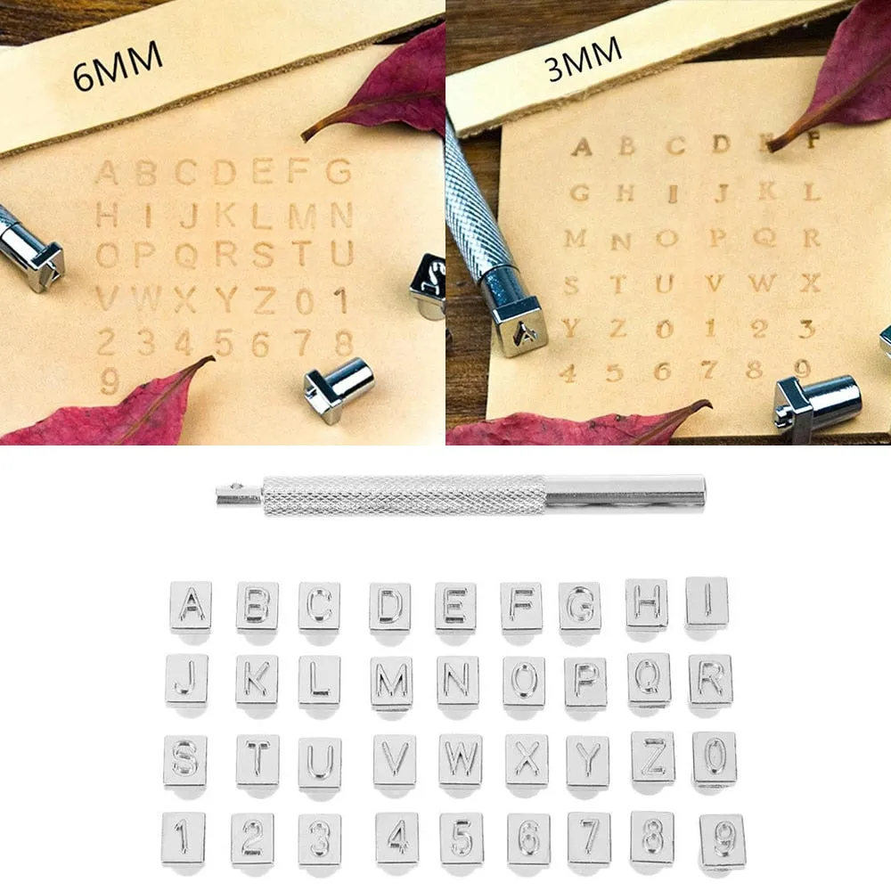 DIY 36Pcs Stamping leather Tool