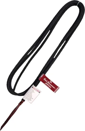 Double Diamond 1/2″ Treeline Buck Brannaman Lead | Built by Cowboys, Tested by Broncs | Lead Rope for Horses (12 ft, Black)