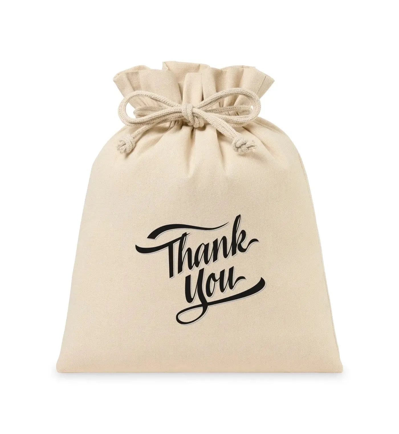 Eco-conscious Canvas Drawstring Gift Bag - Large