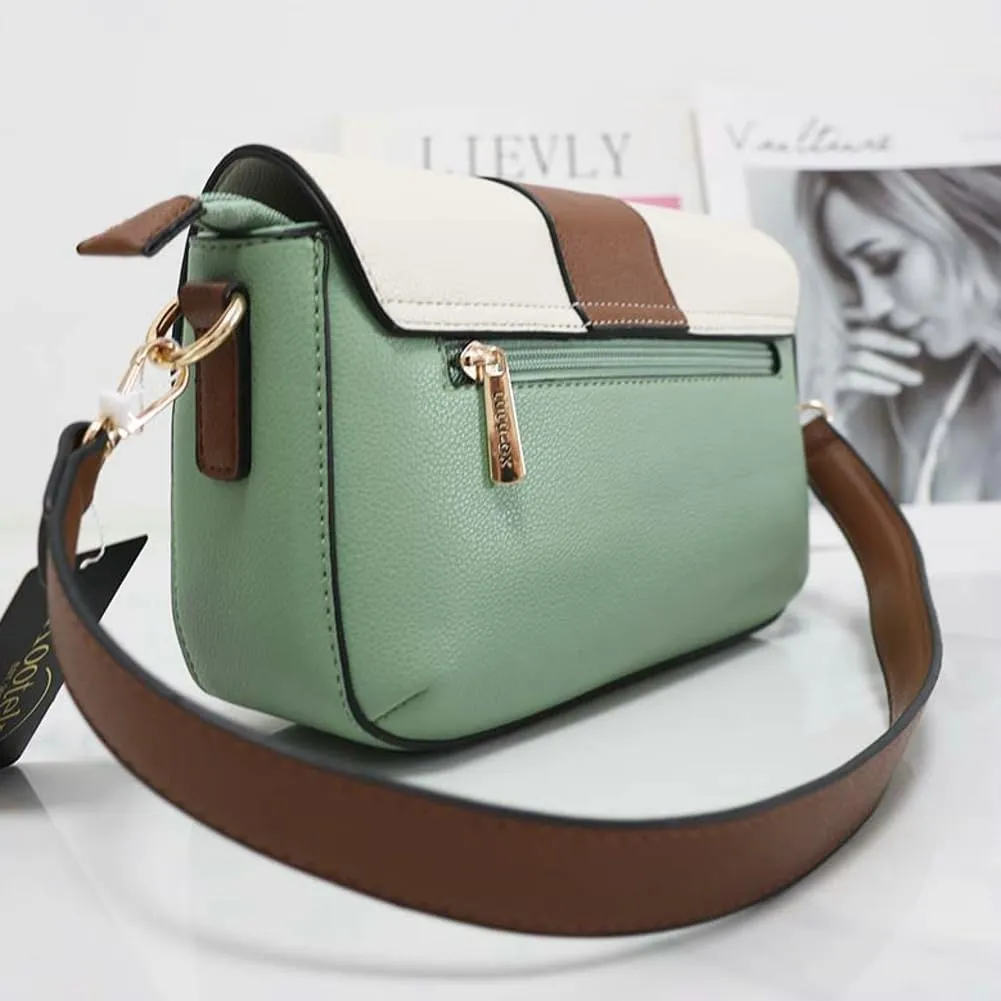 Epsion Small Slouchy Bags for Women Retro Square Shoulder Purses Vegan Leather Handbag Clutch Purse Zipper