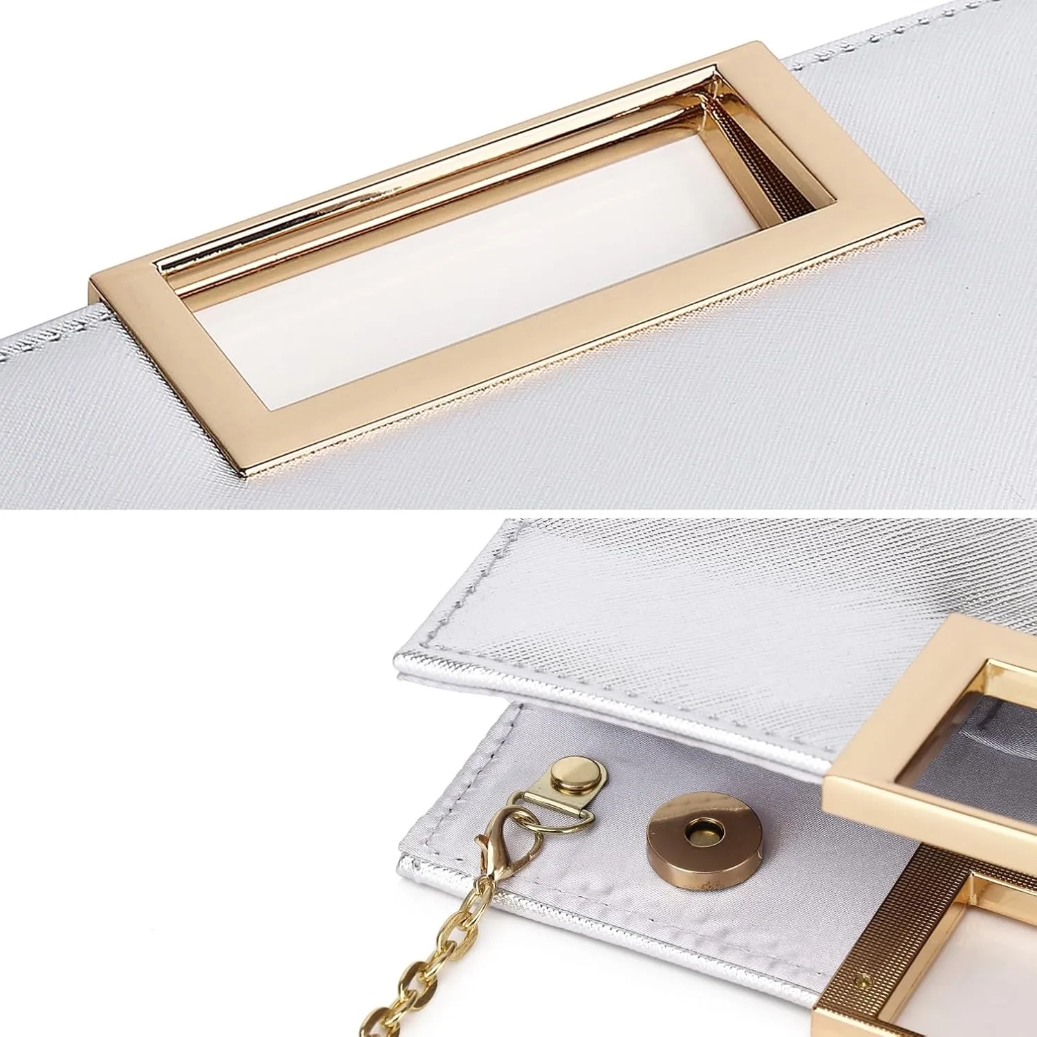 Evening Clutch Purses for Women Formal Party Clutch Bags Cocktail Prom Fashion PU Leather Shoulder Handbags