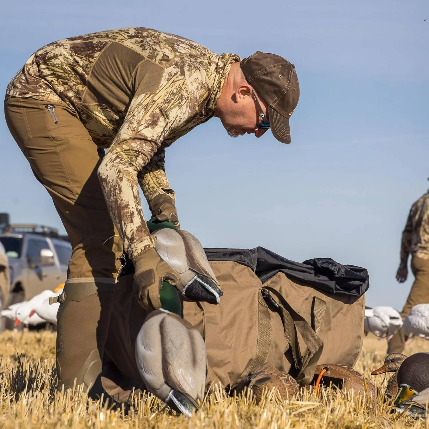 First Lite Men’s Wick Hoody - Merino Wool Ultralight Camo Hunting Base Layer, Quick Dry, UV Protection Hunting Clothing