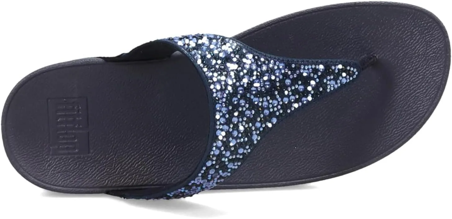 FitFlop Women's LULU Crystal Embellished Toe-Post Sandals