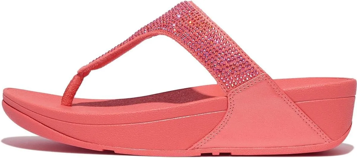FitFlop Women's LULU Crystal Embellished Toe-Post Sandals