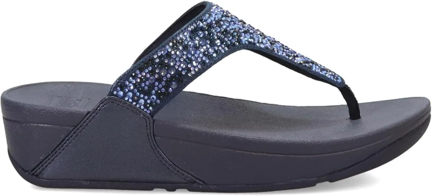 FitFlop Women's LULU Crystal Embellished Toe-Post Sandals