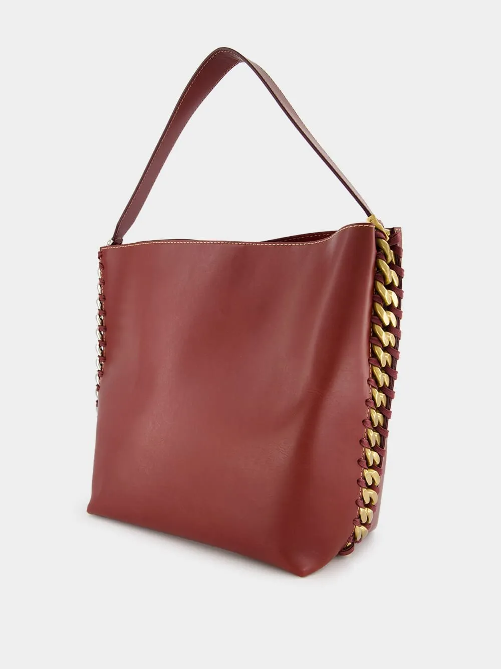 Frayme Burgundy Tote Bag