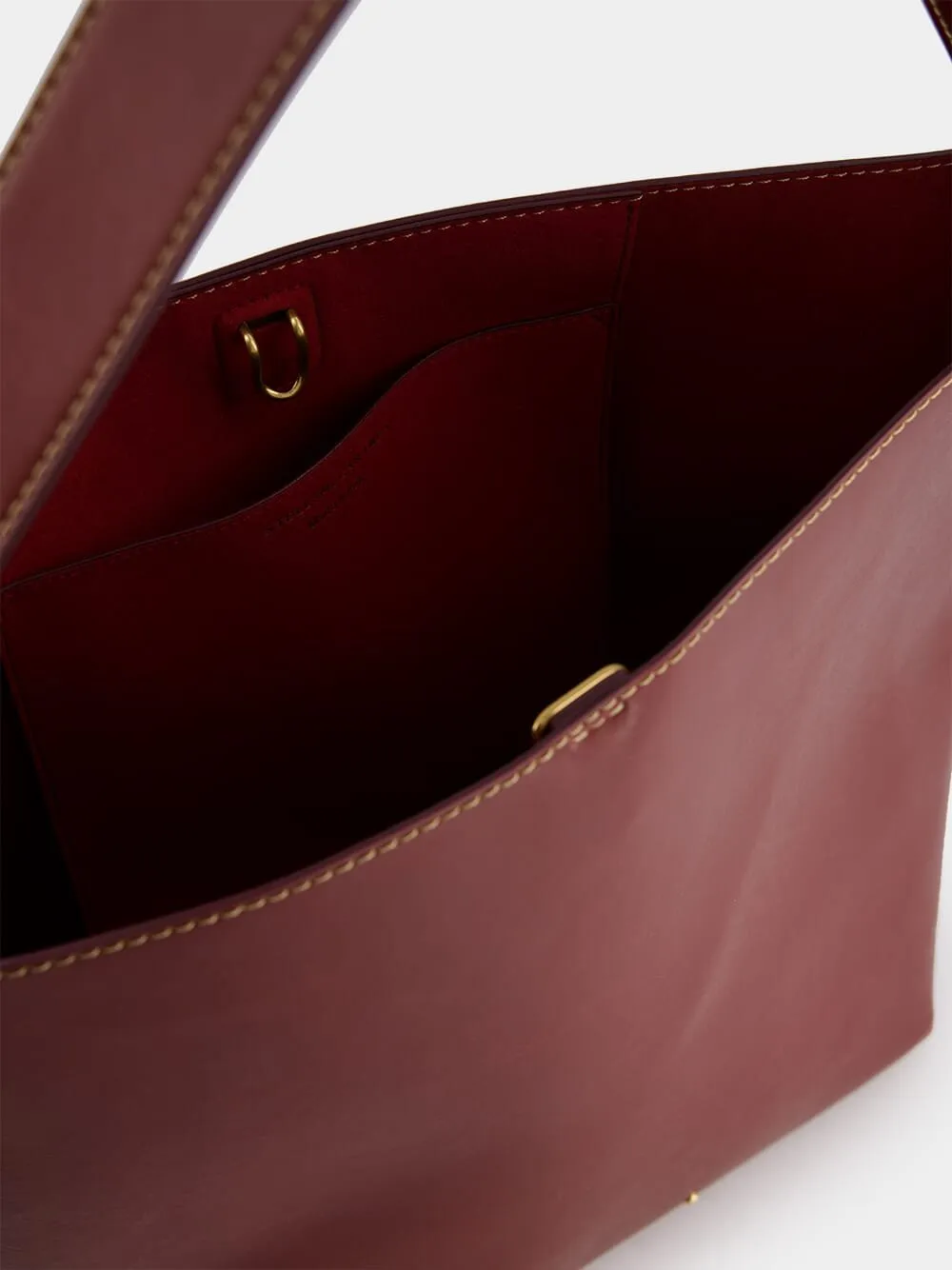Frayme Burgundy Tote Bag
