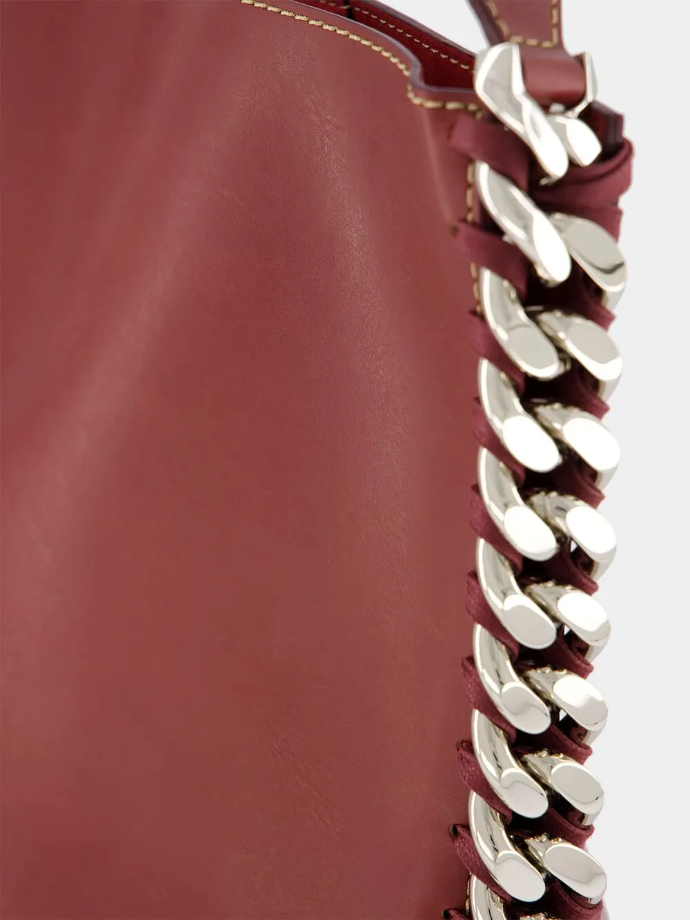 Frayme Burgundy Tote Bag