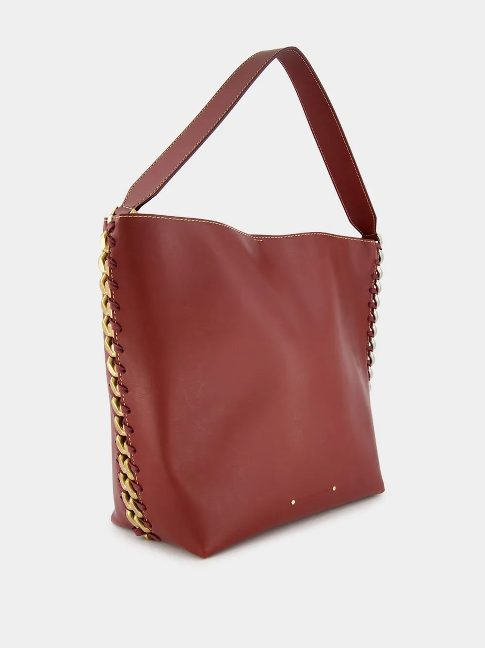 Frayme Burgundy Tote Bag