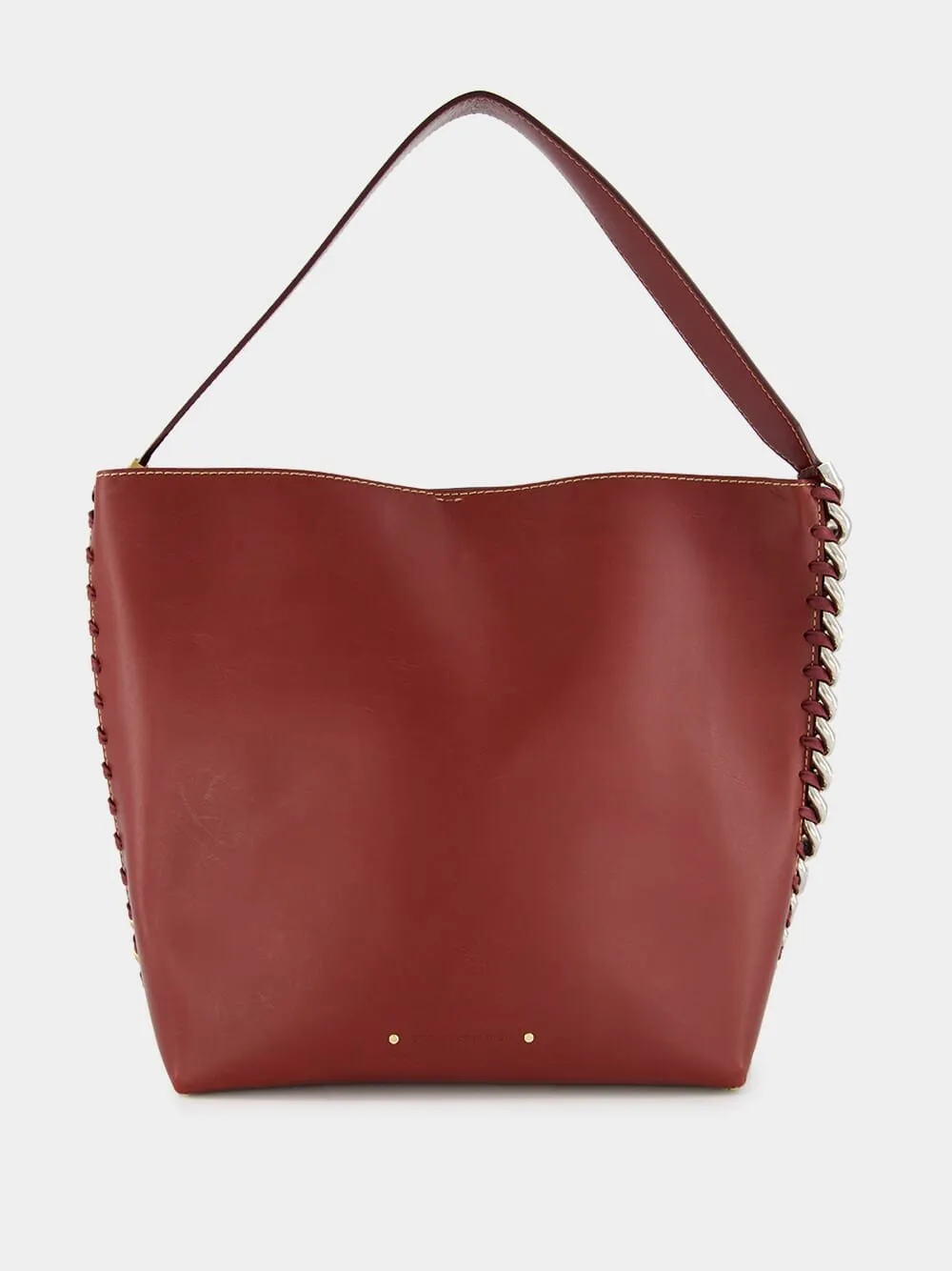 Frayme Burgundy Tote Bag