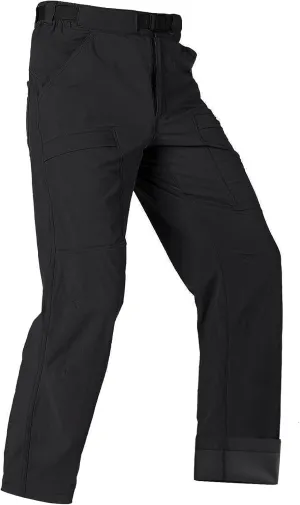 FREE SOLDIER Men's Outdoor Cargo Hiking Pants with Belt Lightweight Waterproof Quick Dry Tactical Pants Nylon Spandex