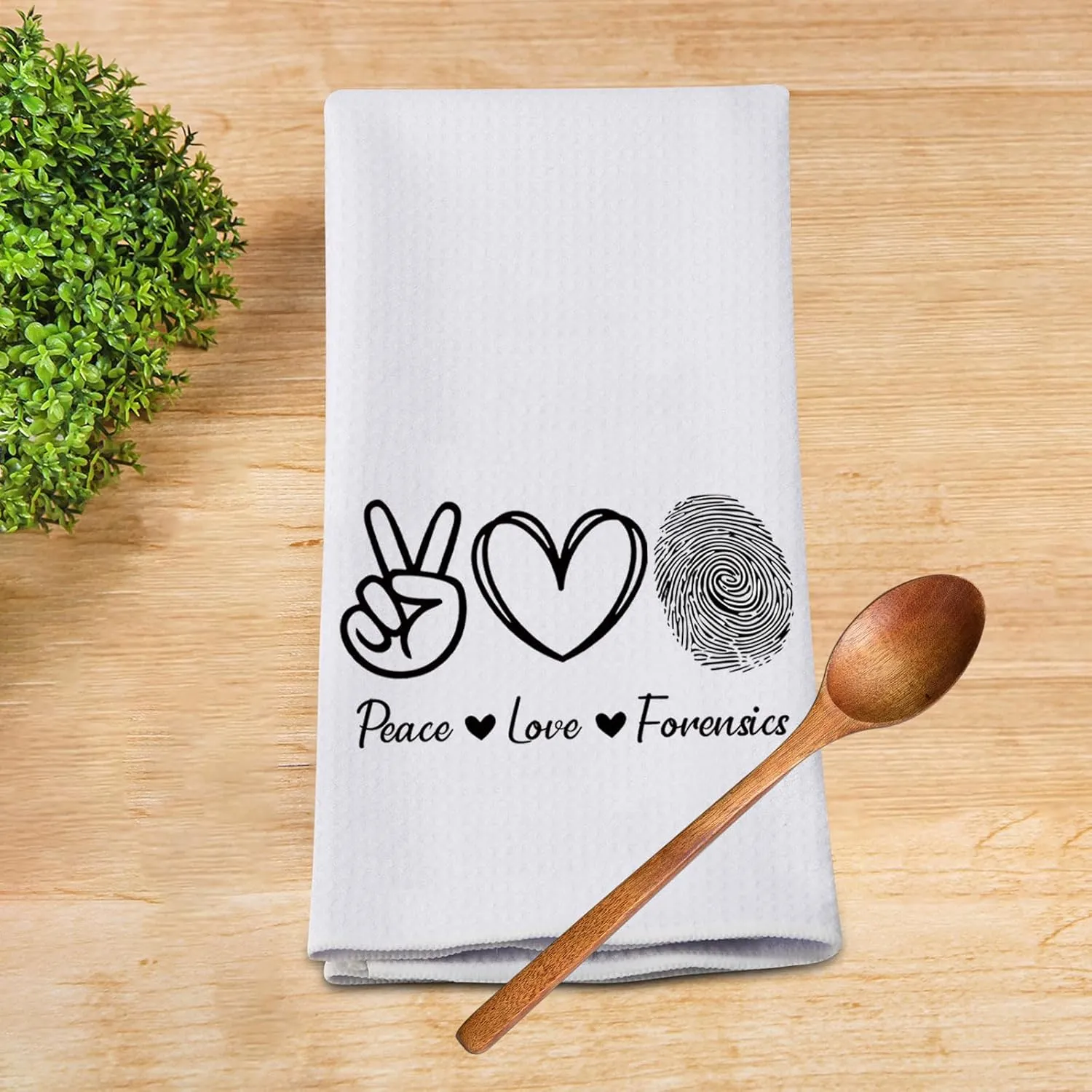 G2TUP Forensic Gift Peace Love Makeup Bag Cosmetic Bag Zipper Travel Bag (Peace Love Forensics KT)