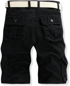 GIERIDUC Men's Hiking Cargo Shorts Quick-Dry Outdoor Athletic Pants Travel Fishing Golf Tactical Shorts with Multi Pockets