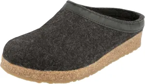 HAFLINGER Unisex GZL Leather Trimmed Wool Clogs