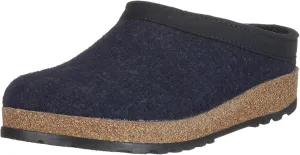 HAFLINGER Unisex GZL Leather Trimmed Wool Clogs