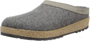 HAFLINGER Unisex GZL Leather Trimmed Wool Clogs