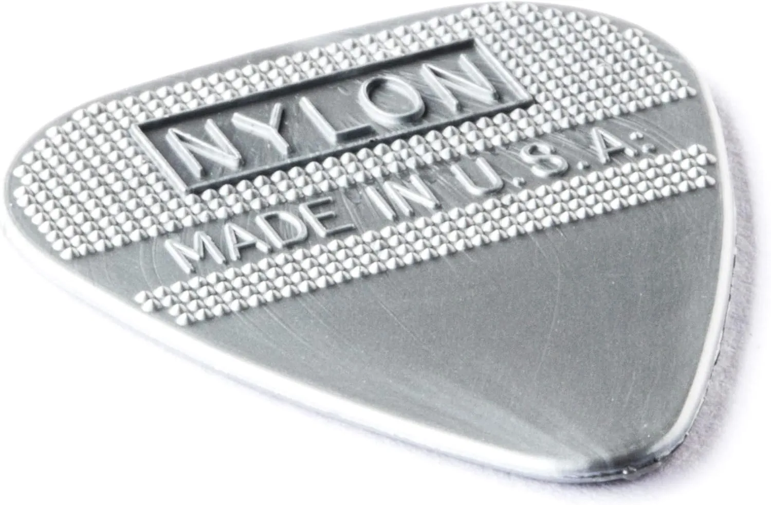 Herco® HE211 Flex 75 Nylon Flat Picks, Silver, Heavy, 100/Bag