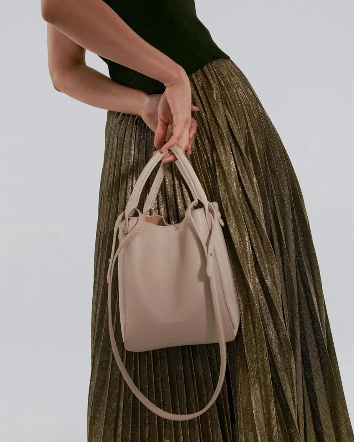 Hobo Purse, PU Leather Shoulder Bag, Tote Handbag for Work and Travel