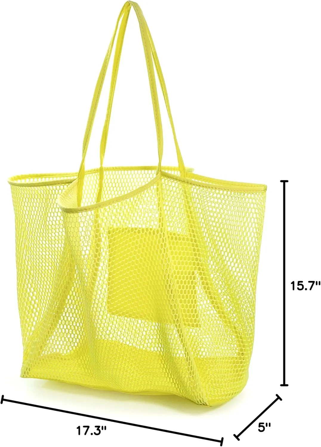 HOXIS Mesh Beach Tote Womens Shoulder Handbag
