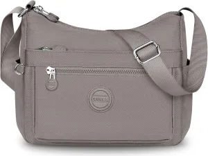 HUANLANG Nylon Crossbody Bags for Women Large Lightweight Travel Purse Women's Pocketbooks Multi Pocket Shoulder Bag